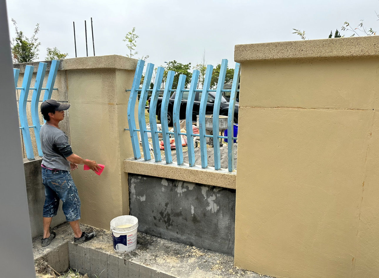 斗六新建圍牆工程